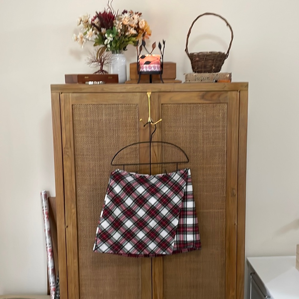 Wool plaid Hollister skirt